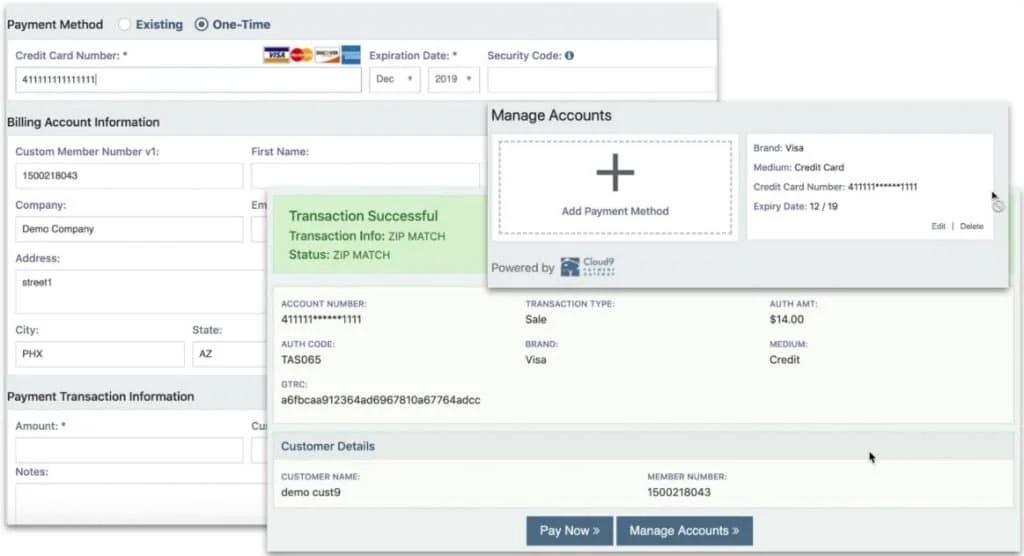 Gateway Features - Cloud9 Payment Gateway