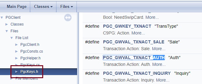 This is how you can browse the parameter definitions